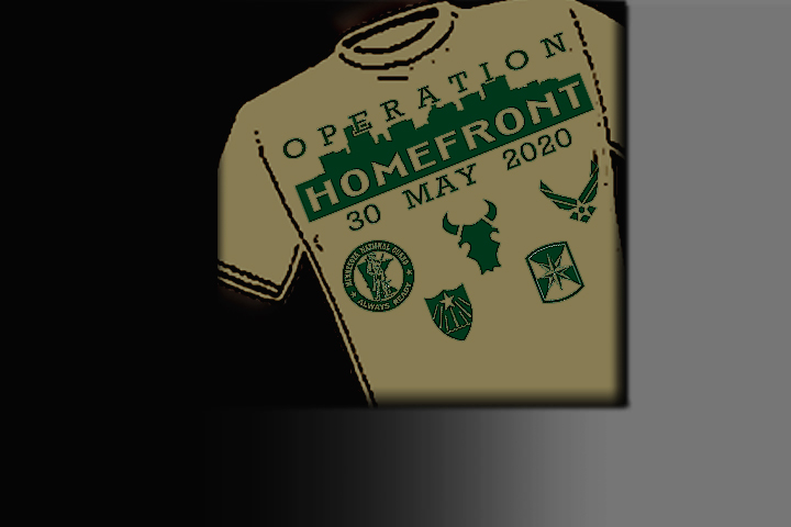 Operation Homefront - MN Nat'l Guard in your choice of T-shirts.