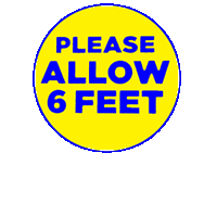 PLEASE ALLOW 6 FEET T-Shirt on Ash Small