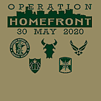 OPERATION HOMEFRONT T-Shirt on Coyote Brown XL