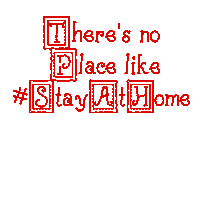 Theres no Place like StayAtHome T-Shirt on White Medium